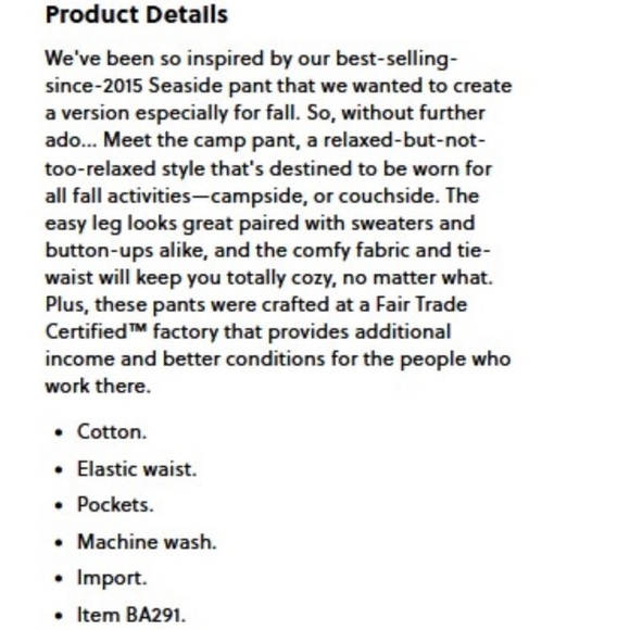 J. Crew Tie Waist Camp Pant Relaxed Fit Khaki Pants Tan Beige Medium - Picture 15 of 16